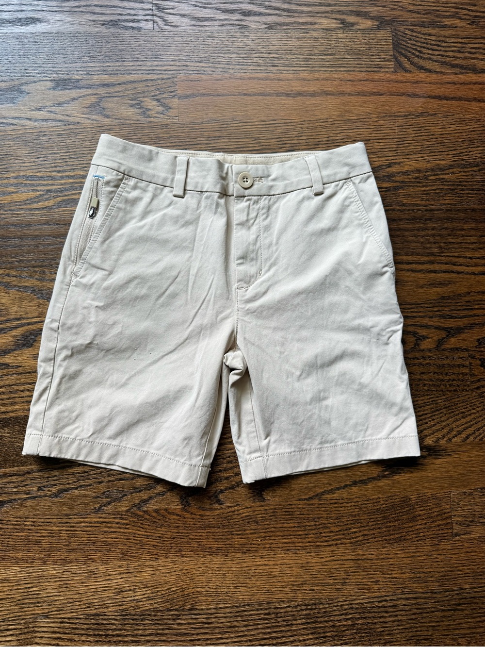Vineyard Vines Boy’s Light Beige/Tab Flat Front Shorts